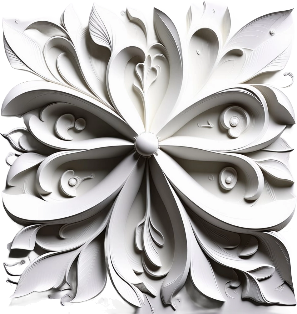 Elegant Floral Paper Art